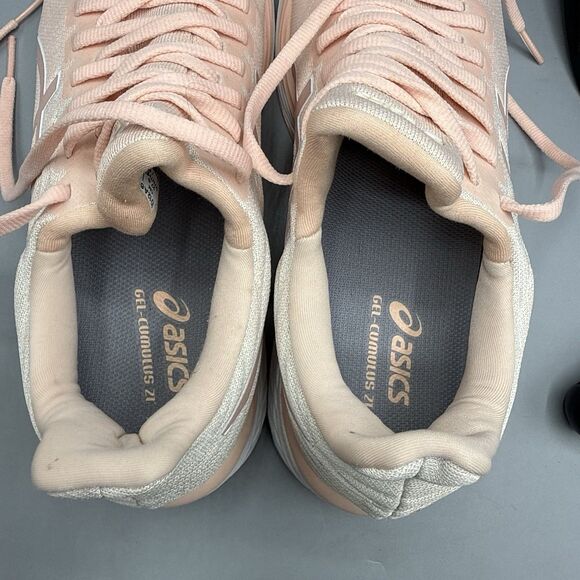 Asics Gel Cumulus 21 Pink Salmon Running Shoes Women’s size 11 - Picture 10 of 11